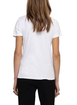 T-Shirt Only Rolling Stones Branco para Mulher
