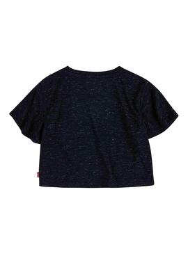 T-Shirt Levis Logo Sparkle Preto para Menina