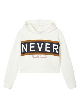 Sweat Nome It Viala Branco para Menina