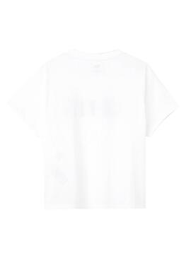 T-Shirt Levis Split Branco para Mulher