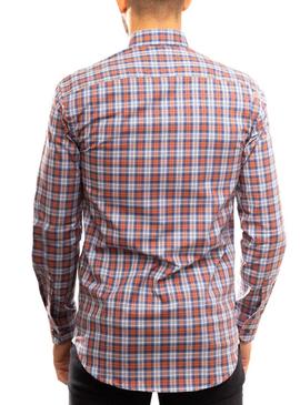 Camisa Klout Frames Orange e Azul para Homem