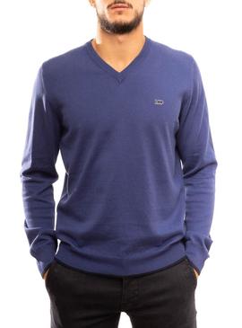 Camisola Klout Pico Azul Azafata para Homem