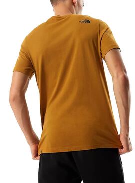 T-Shirt The North Face Tan Fino para Homem
