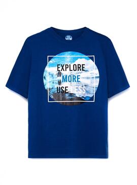 T-Shirt North Sails Graphic Ocean Azul Homem