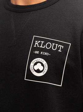 Sweat Klout Be Kind Preto para Homem