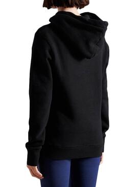 Sweat Superdry Vintage NYC Foto Mulher Preto