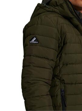 Casaca Superdry Acolchoamento Fuji Verde para Homem