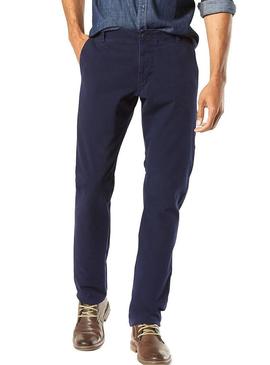 Calças Dockers Alpha Khaki 360 Azul Homens