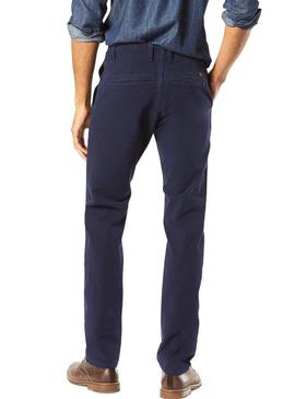 Calças Dockers Alpha Khaki 360 Azul Homens