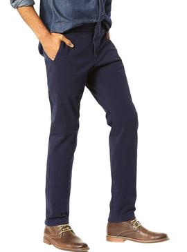 Calças Dockers Alpha Khaki 360 Azul Homens