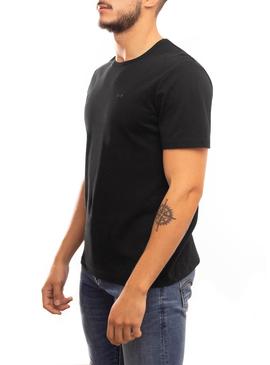 T-Shirt Klout Organic Premium Preto para Homem