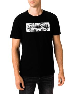 T-Shirt Jack & Jones Corinne Preto para Homem