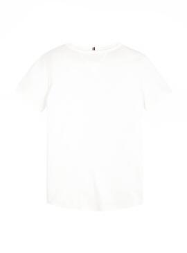T-Shirt Tommy Hilfiger Icon Branco para Menino