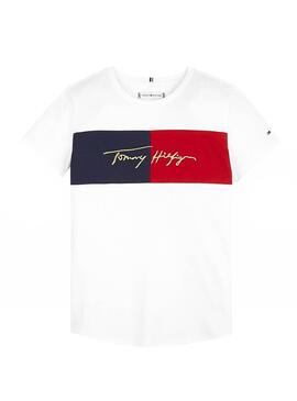 T-Shirt Tommy Hilfiger Icon Branco para Menino