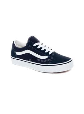 Sapatilhas Vans Old Skool Azul Marinho Menino e Menina