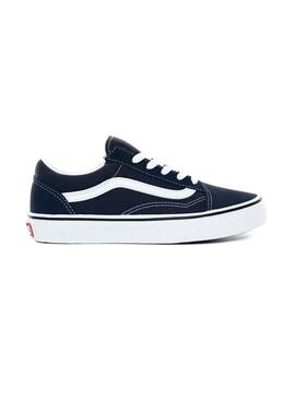 Sapatilhas Vans Old Skool Azul Marinho Menino e Menina