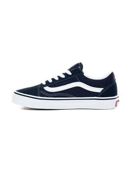 Sapatilhas Vans Old Skool Azul Marinho Menino e Menina