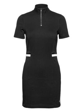 Vestido Calvin Klein Zip Monochrome  Preto Mulher