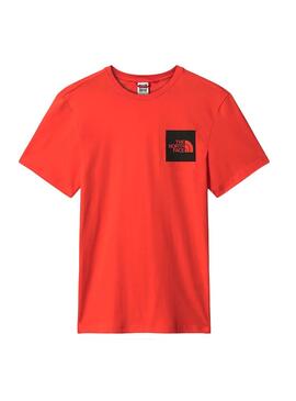 T-Shirt The North Face Fine Vermelho para Homem