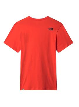 T-Shirt The North Face Fine Vermelho para Homem