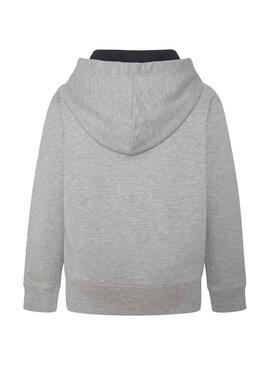 Sweat Pepe Jeans Forest Cinza para Menino