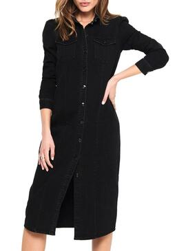 Vestido Only Mette Preto para Mulher