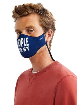 Máscara Ecoalf Safety Azul para Homem e Mulher