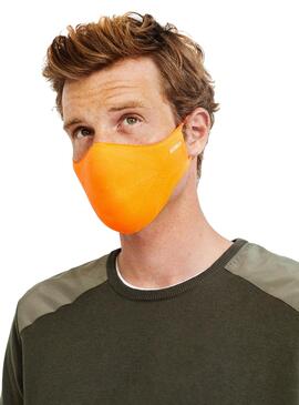 Máscara unissex Ecoalf Safety Orange