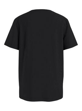 T-Shirt Calvin Klein Chest Monogram Preto Menino