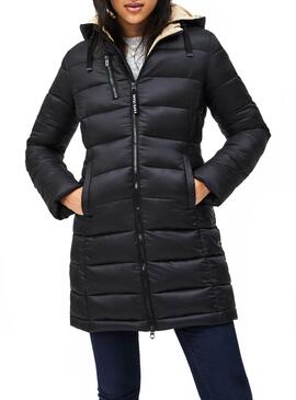 Casaco Pepe Jeans Linna padding Preto para Mulher