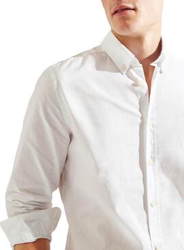 Camisa Hackett HKT Oxford Branco para Homem