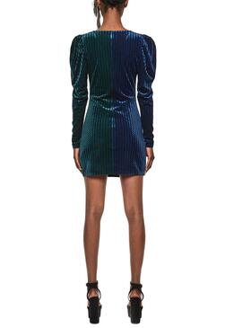 Vestido Pepe Jeans Therese Bicolor Velvet