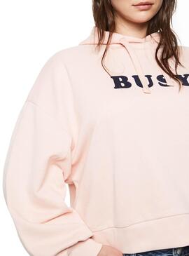 Sweat Pepe Jeans Greta Rosa para Mulher