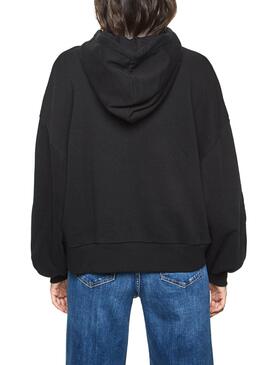 Sweat Pepe Jeans Greta Preto para Mulher
