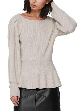Camisola Only Olina Beige para Mulher