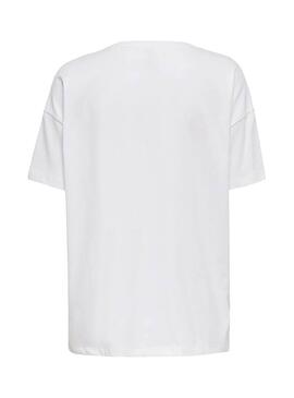 T-Shirt Only Piber Branco para Mulher