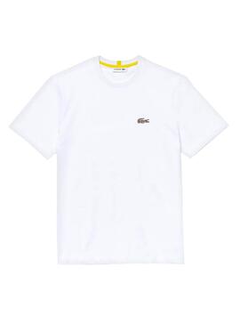 T-Shirt Lacoste National Geographic Branco Homem
