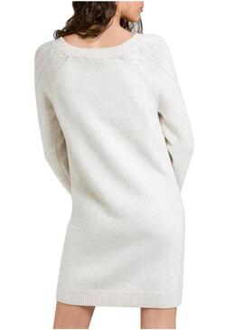 Vestido Naf Naf Beige para Mulher