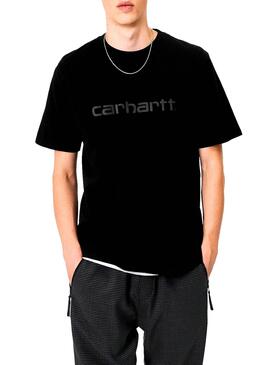 T-Shirt Carhartt Script Preto para Homem
