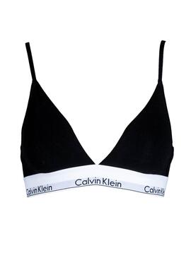 Top Calvin Klein Triangle Preto para Mulher