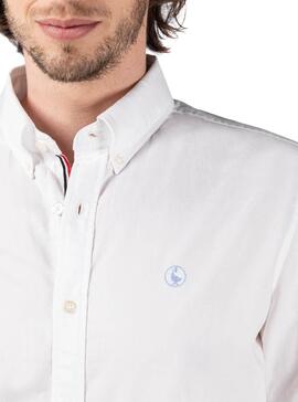 Camisa El Ganso Pin Point Branco para Homem