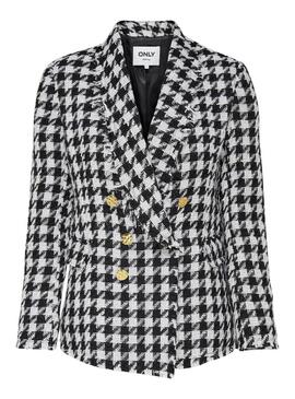 Blazer Only Lessie Branco y Preto para Mulher