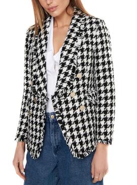 Blazer Only Lessie Branco y Preto para Mulher