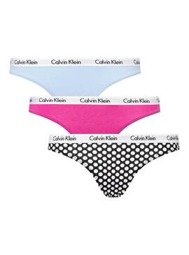 Pack Tangas Calvin Klein Dot para Mulher