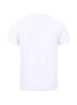 T-Shirt Tommy Jeans Collegiate Branco para Mulher