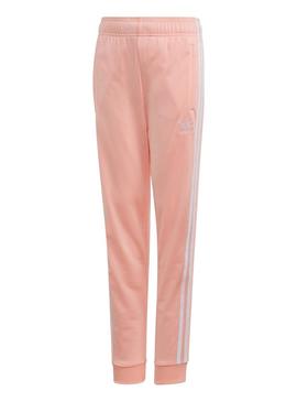 Pantalon Adidas Track Rosa para Menina