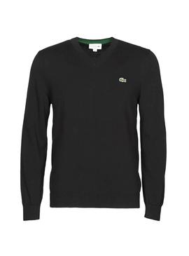 Camisola Lacoste Basic Preto para Homem