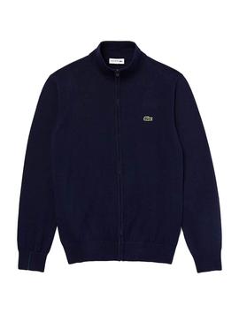 Casaca Lacoste Turtleneck Azul Marinho para Homem