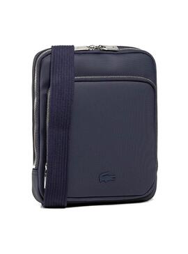 Bolsa Lacoste Retangular Azul Marinho para Homem