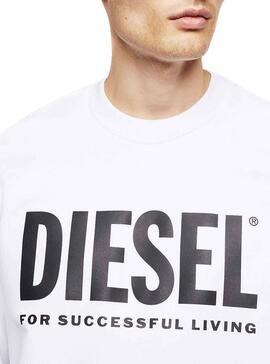 Sweat Diesel Division Branco para Homem